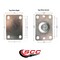 Service Caster 5'' High Temp Glass Filled Nylon Caster Set w/Roller Bearing 2 Swivel 2 Rigid, 4PK SCC-20S520-GFNRHT-2-R-2 - alternate 3